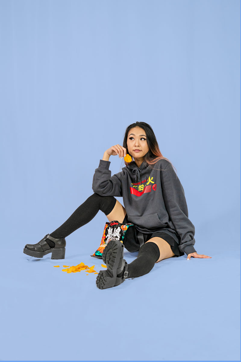 SHANG HUO HOODIE (STONE GREY)