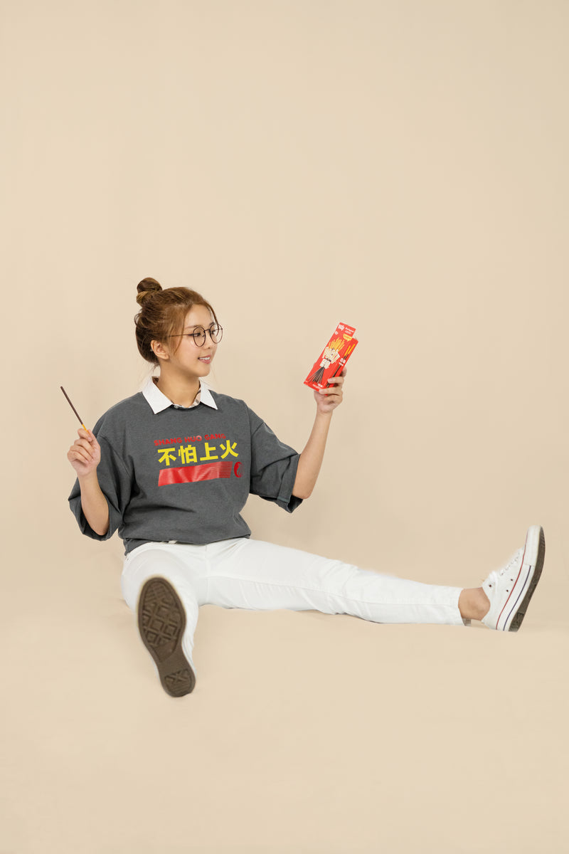 SHANG HUO T-SHIRT (ASH GREY)